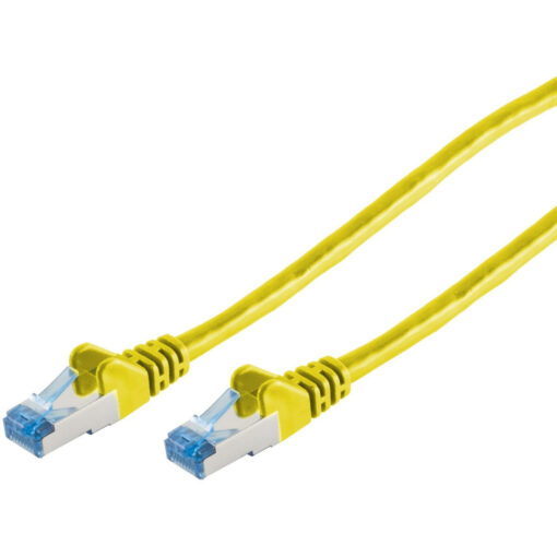 S/FTP Cat.6a Καλώδιο Δικτύου Ethernet 0.5m Κίτρινο 1τμχ