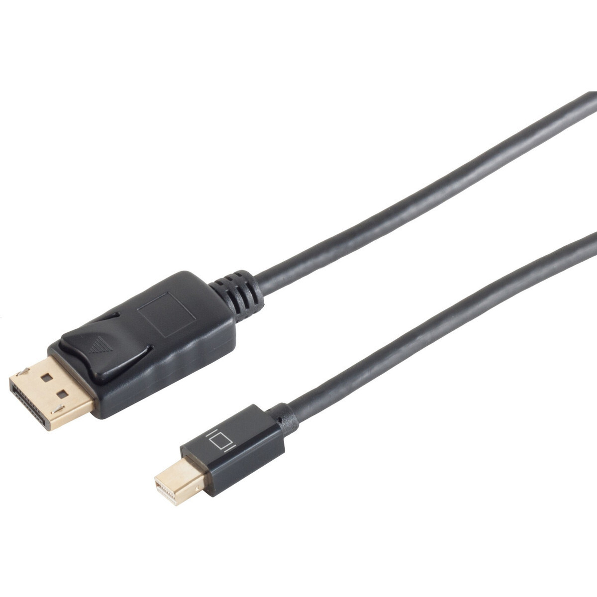 Cable DisplayPort male - mini DisplayPort male 2m Μαύρο (GM-108992)