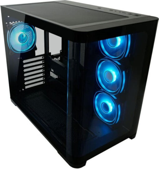 LC-Power Gaming 8001B Pro-Storm Light Midi Tower με Πλαϊνό Παράθυρο