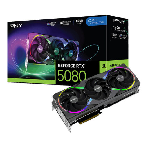 PNY GeForce RTX 5080 16GB EPIC-X RGB Overclocked