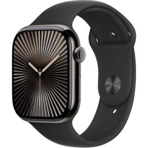 Apple Watch Series 10 Cellular 46mm Slate - Black Sport Band – S/M