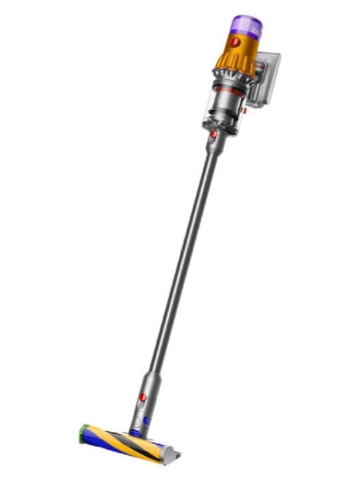 Dyson V12 Detect Slim Absolute (2023) Επαναφορτιζόμενη Stick Yellow/Iron/Nickel