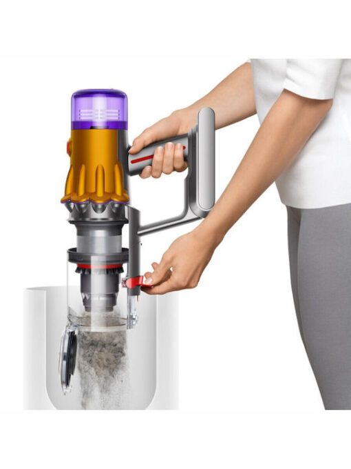 Dyson V12 Detect Slim Absolute (2023) Επαναφορτιζόμενη Stick Yellow/Iron/Nickel - Image 3