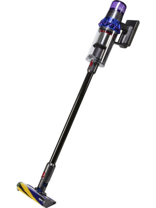 Dyson V15 Detect Fluffy Επαναφορτιζόμενη 2 σε 1 Yellow/Iron/Nickel