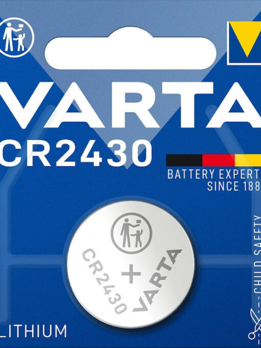 Varta Μπαταρία Λιθίου Ρολογιών CR2430 3V 1τμχ