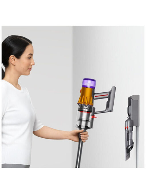 Dyson V12 Detect Slim Absolute (2023) Επαναφορτιζόμενη Stick Yellow/Iron/Nickel - Image 4