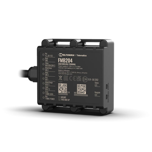 Teltonika GPS Tracker FMB204 GNSS / GPRS / GSM / Bluetooth για Αυτοκίνητα / Φορτηγά Αδιάβροχο IP67