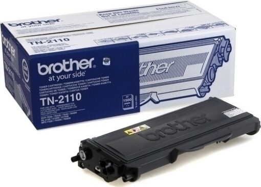 Brother TN-2110 Γνήσιο Toner Laser Εκτυπωτή Μαύρο 1500 Σελίδων (TN-2110)