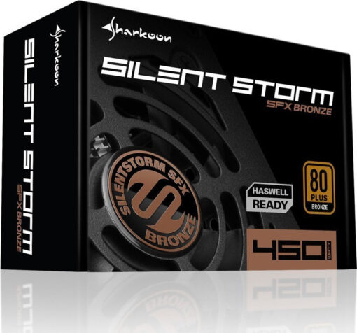 Sharkoon SilentStorm SFX 450W Full Wired 80 Plus Bronze - Image 2