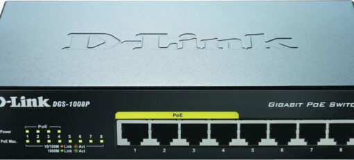 D-Link DGS-1008P Unmanaged L2 PoE - Image 4