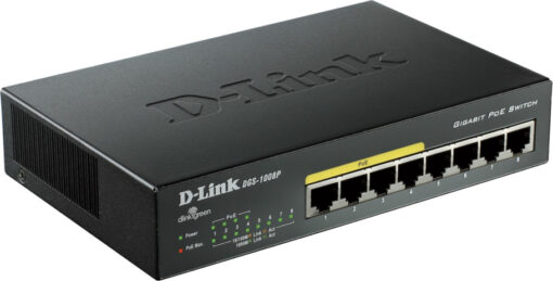 D-Link DGS-1008P Unmanaged L2 PoE - Image 3