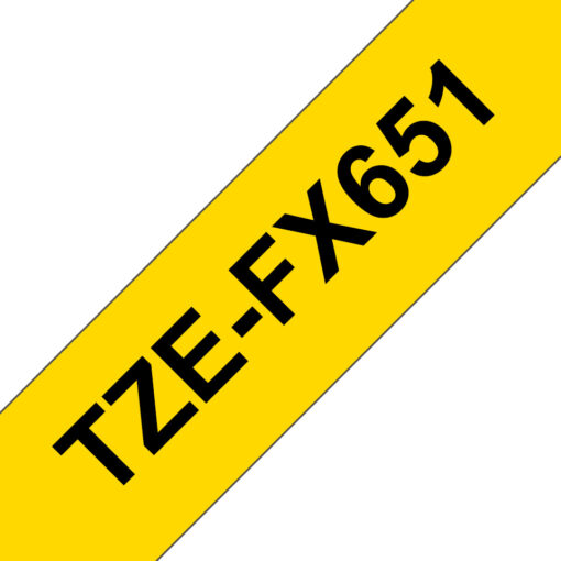 Brother Ταινία Ετικετογράφου 8m x 24mm σε Κίτρινο Χρώμα - Image 3