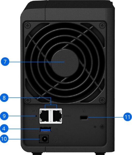Synology DiskStation DS220+ NAS με 2 θέσεις για HDD/SSD - Image 3