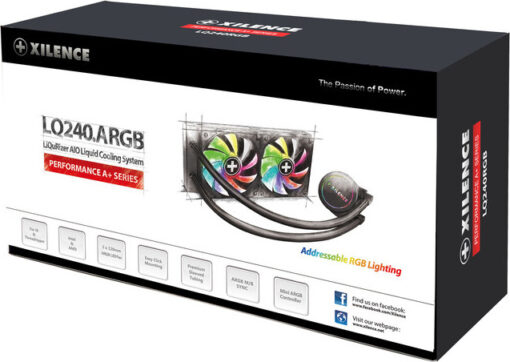 Xilence LiQuRizer LQ240 ARGB για Socket 1200/115x - Image 2