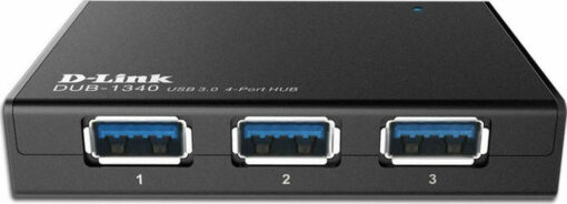 D-Link USB 3.0 Hub 4 Θυρών με σύνδεση USB-A και Εξωτερική Παροχή Ρεύματος - Image 2