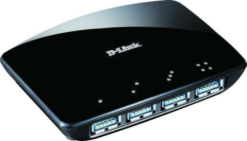 D-Link USB 3.0 Hub 4 Θυρών με σύνδεση USB-A και Εξωτερική Παροχή Ρεύματος - Image 3