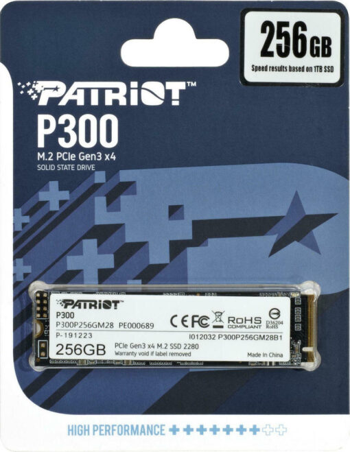 Patriot P300 256GB M.2 P300P256GM28 - Image 4