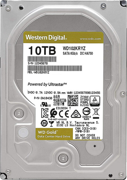 Western Digital Gold 10TB 3.5" 7200rpm WD102KRYZ - Image 2