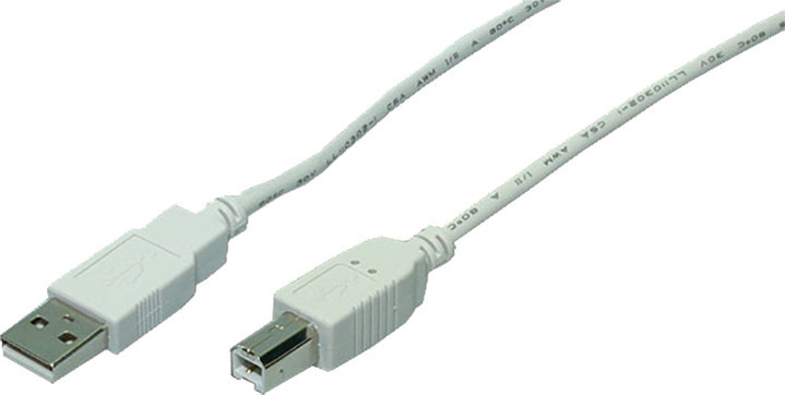 LogiLink USB 2.0 Cable USB-A male - USB-B male 3m (CU0008)