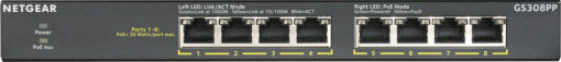 NetGear GS308PP Unmanaged L2 PoE+ - Image 2