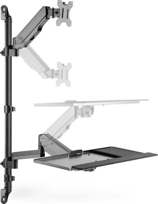 Digitus Versatile Standing Sitting Workdesk Wall Mount - Image 3