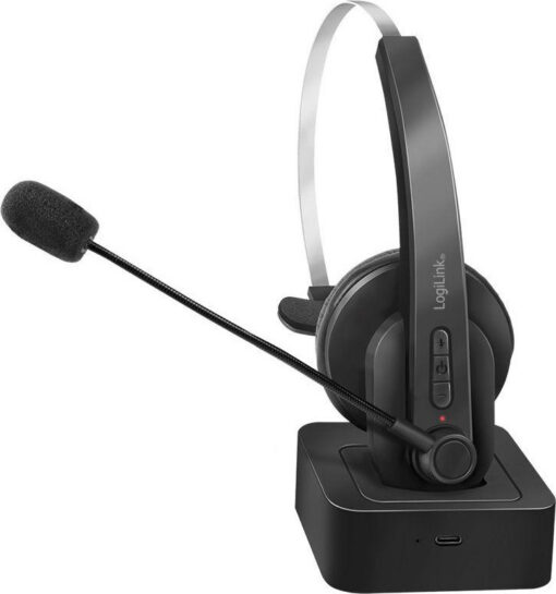 LogiLink Ασύρματα On Ear Multimedia Ακουστικά με μικροφωνο και σύνδεση Bluetooth - Image 2