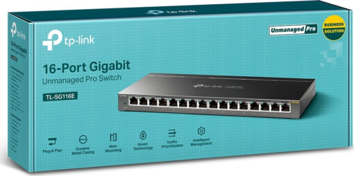 TP-LINK TL-SG116E v2 Unmanaged L2 - Image 3