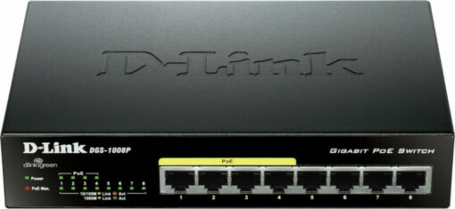 D-Link DGS-1008P Unmanaged L2 PoE - Image 6