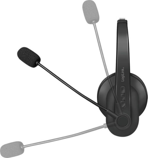 LogiLink Ασύρματα On Ear Multimedia Ακουστικά με μικροφωνο και σύνδεση Bluetooth - Image 5