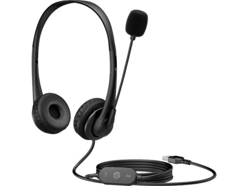 HP G2 On Ear Multimedia Ακουστικά με μικρόφωνο και σύνδεση USB-A - Image 3