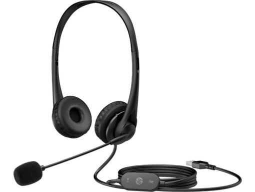 HP G2 On Ear Multimedia Ακουστικά με μικρόφωνο και σύνδεση USB-A - Image 2