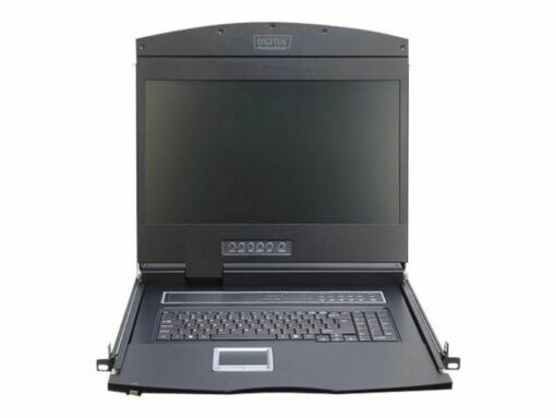 Digitus KVM Console with KVM Switch - 8 Connectors