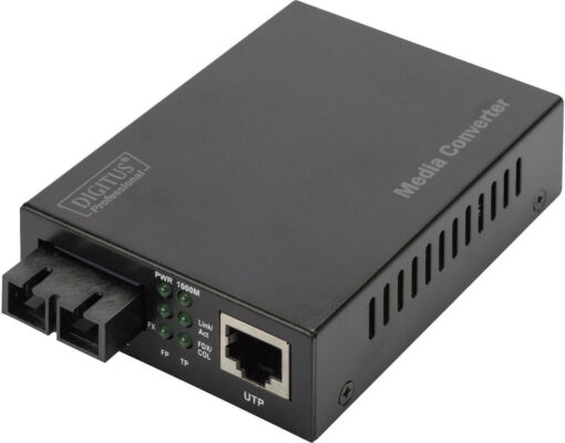 Digitus Gigabit Media Converter, RJ45 / SC