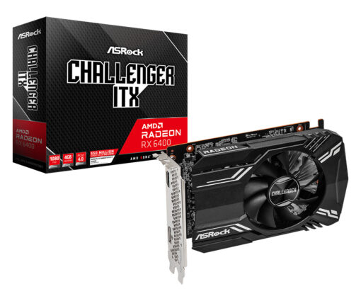 ASRock Radeon RX 6400 4GB Challenger ITX