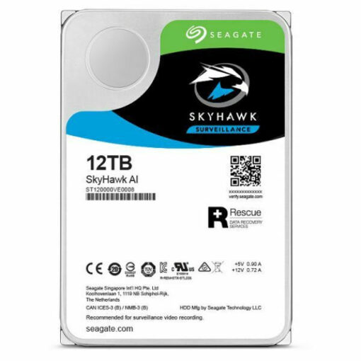Seagate SkyHawk AI Surveillance 12TB 3.5" 7200rpm ST12000VE001 - Image 3