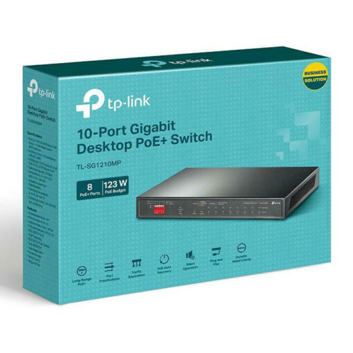 TP-LINK TL-SG1210MP v3 Unmanaged L2 PoE+ - Image 3