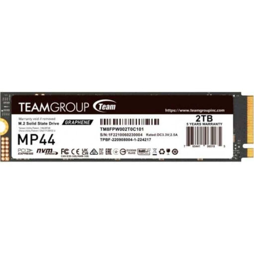 TeamGroup MP44 Graphene 2TB M.2 TM8FPW002T0C101