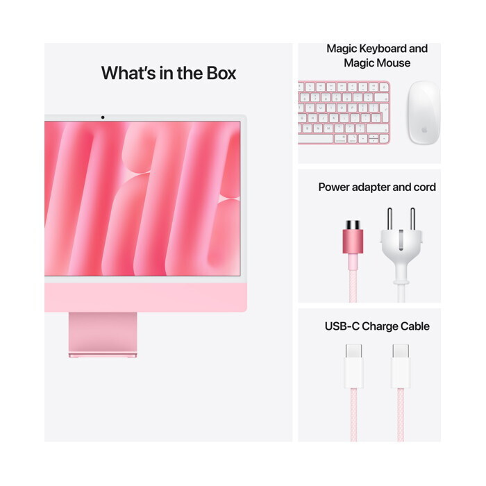 Apple IMac 24" 2024 (M4-8-Core/16GB/256GB/8-Core GPU) Pink GR - Image 5