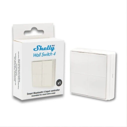 Shelly Blu Wall Switch 4 Αυτόνομη Έκδοση