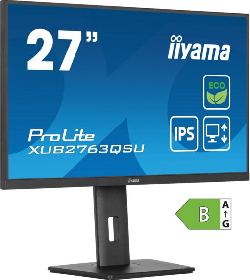 Iiyama ProLite XUB2763QSU-B1 27" IPS QHD 2560x1440
