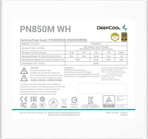 Deepcool PN850M 850W Full Modular 80 Plus Gold - Image 2