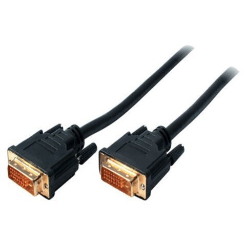 Cable DVI-D male - DVI-D male 2m Μαύρο (GM-354160)