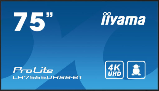 Iiyama LH7565UHSB-B1 Public Display IPS 4K UHD 75"