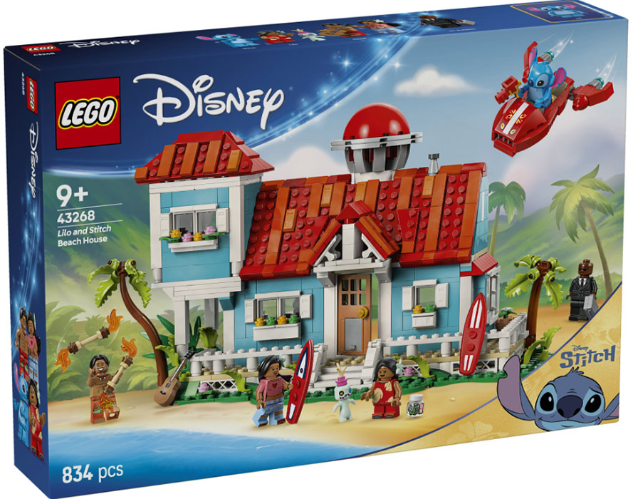 Lego Disney Lilo and Stitch Beach House για 9+ Ετών 834τμχ