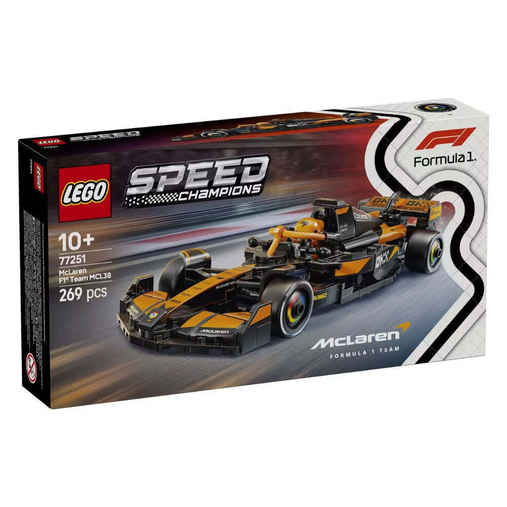 Lego Speed Champions Mclaren F1 Team MCL38 Race Car για 10+ Ετών 269τμχ