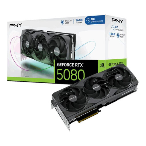 PNY GeForce RTX 5080 16GB Overclocked Triple Fan