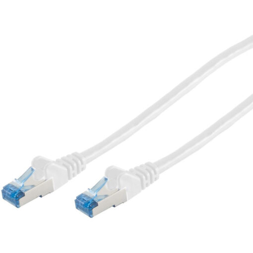 S/FTP Cat.6a Καλώδιο Δικτύου Ethernet 1m Λευκό 1τμχ