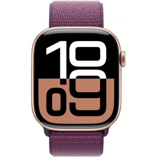 Apple Watch Series 10 Cellular 46mm Rose Gold / Plum Sport Loop - Image 2
