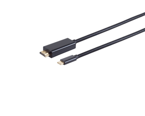 HDMI male - HDMI male 1m Μαύρο (GM-114521) - Image 2