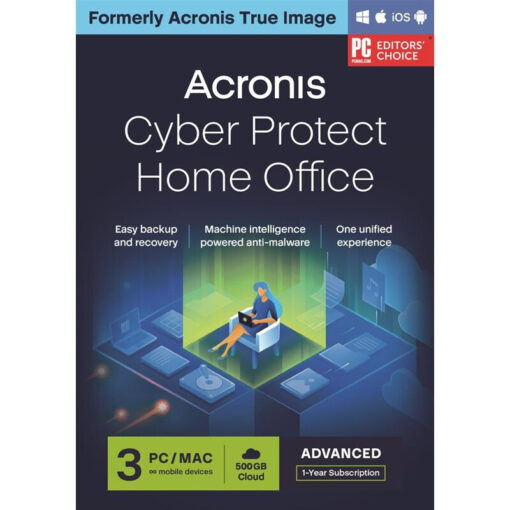 Acronis Cyber Protect Home Office 2022 Αγγλικά σε Ηλεκτρονική άδεια για 3 Χρήστες και 1 Έτος χρήσης - Image 2
